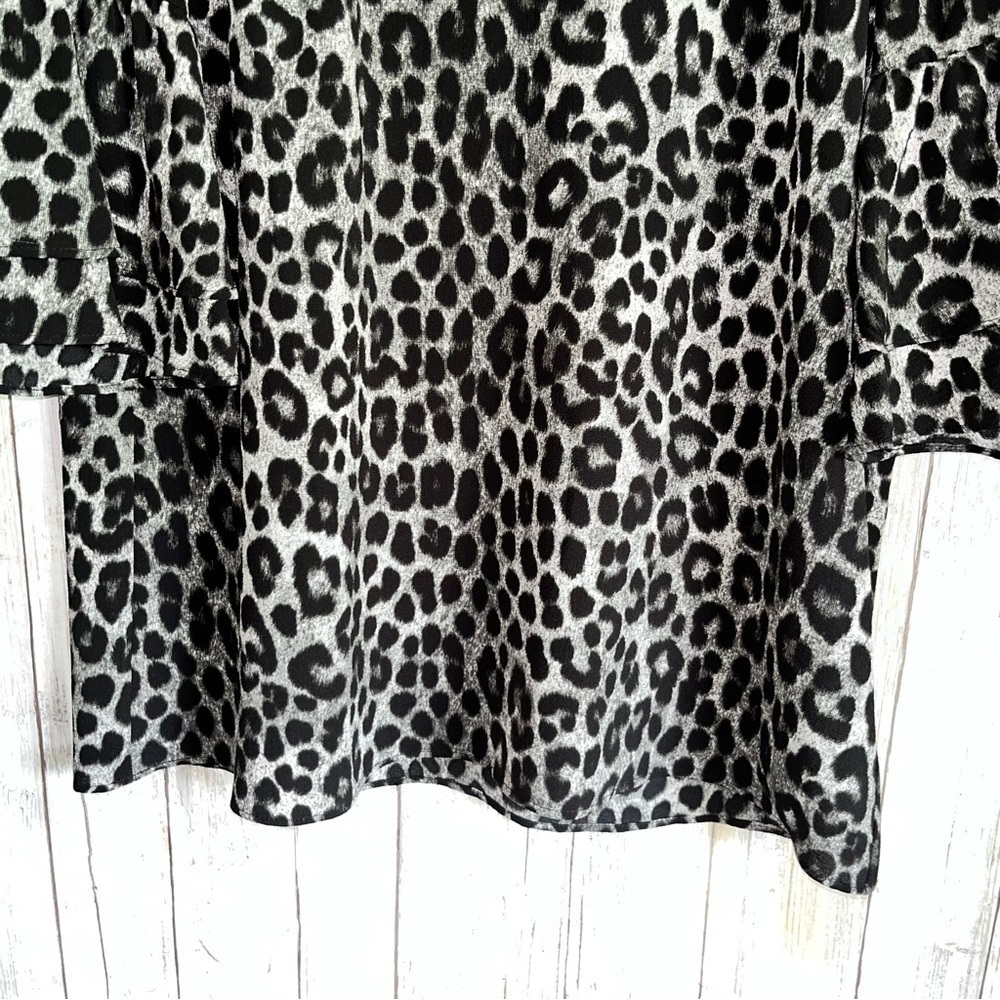Michael Kors Snow Leopard Blouse - Picture 4 of 7